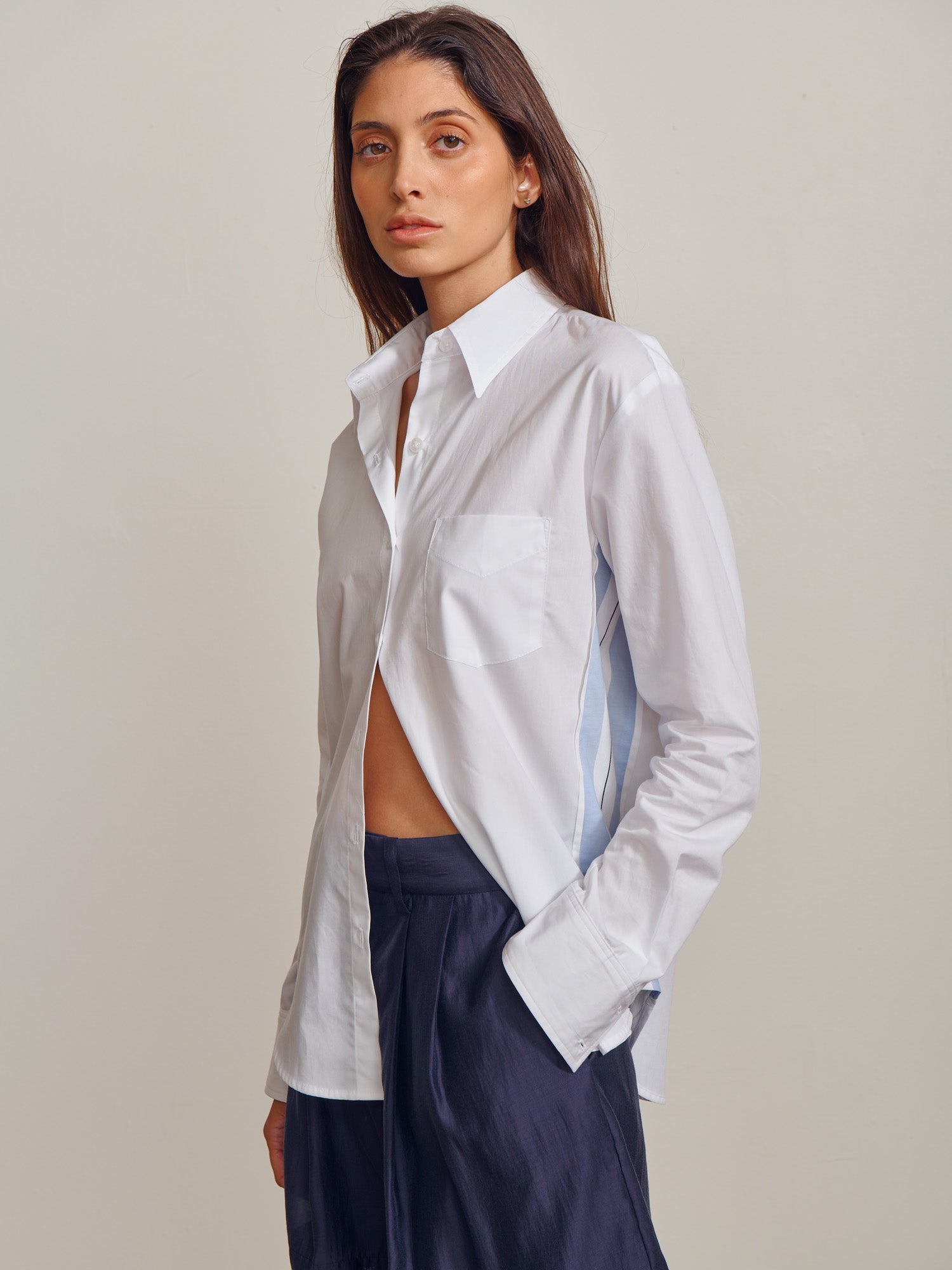 Sena Shirt in Marbella Poplin