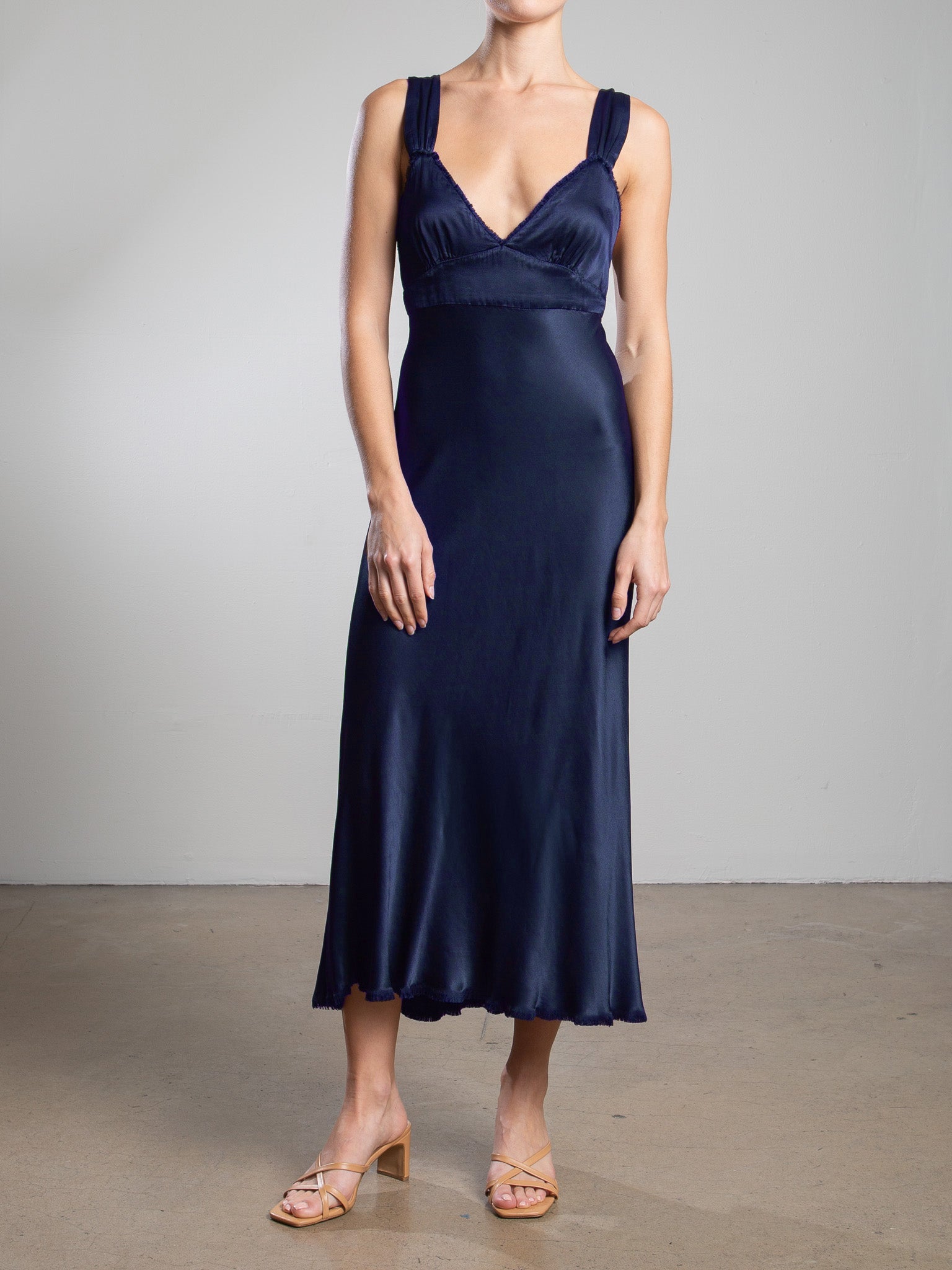 Colette Dress in Vintage Satin