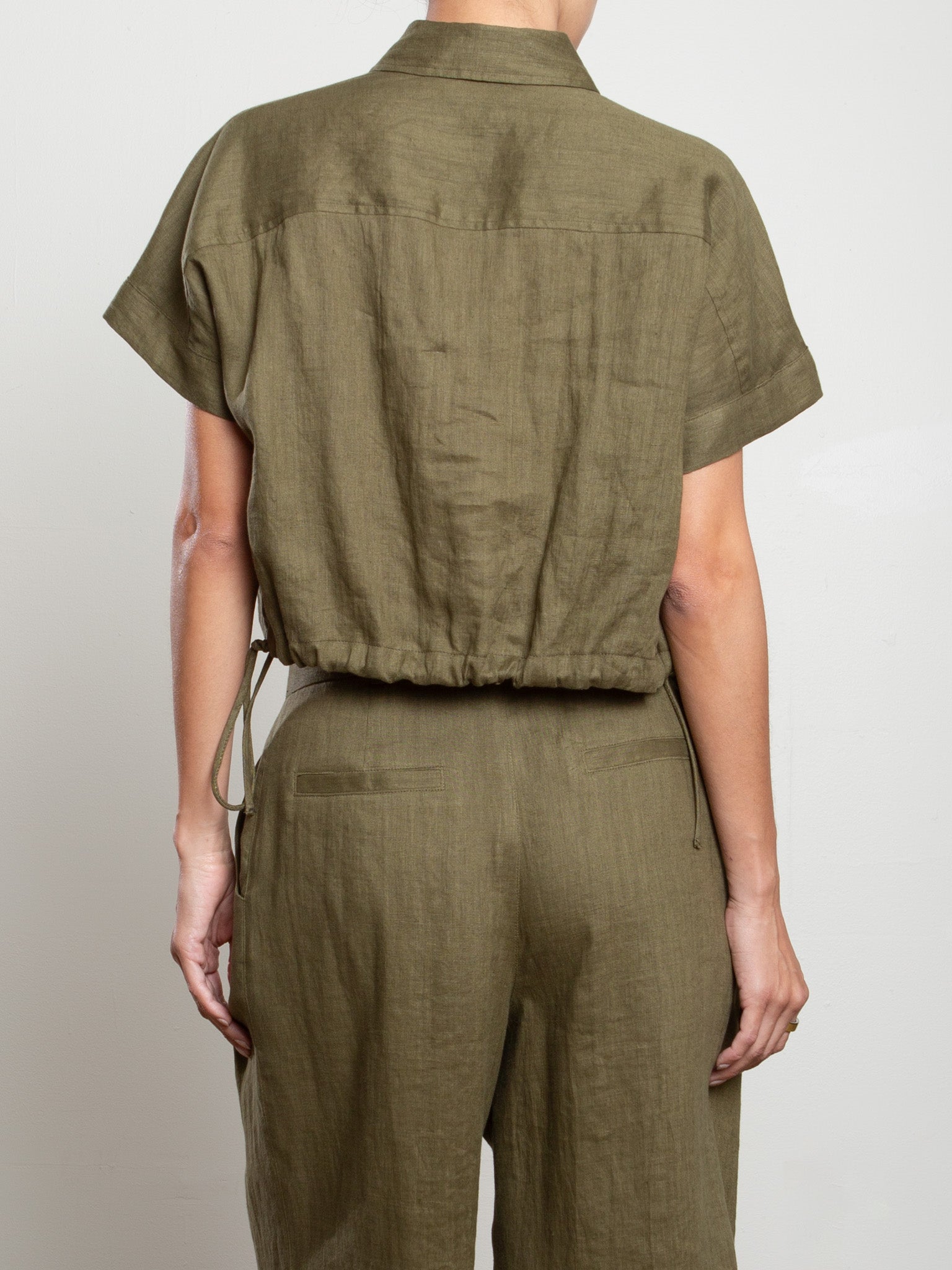 Zoey Shirt in French Linen - Surplus – Pharaoh Collection