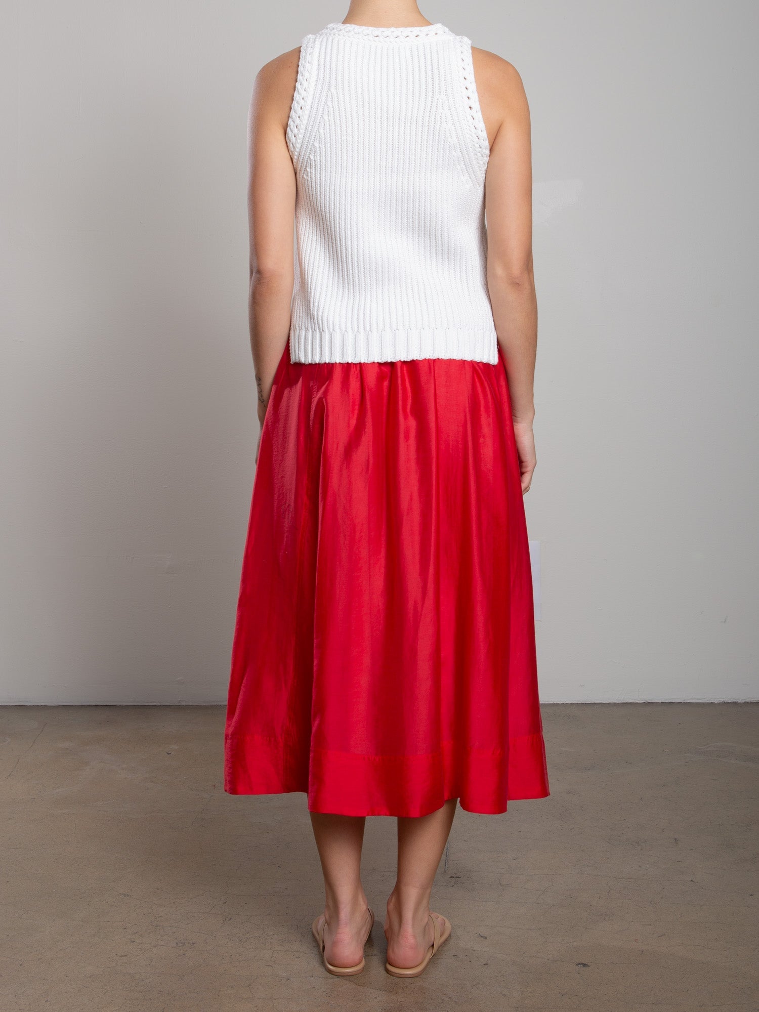 Claudia Skirt in Gossamer - Cherry – Pharaoh Collection