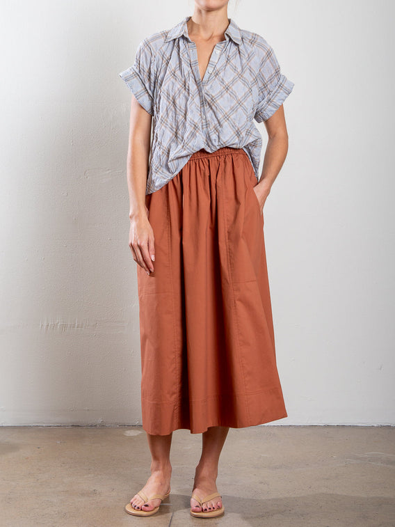 Pharaoh Esme Shirt in French Linen White