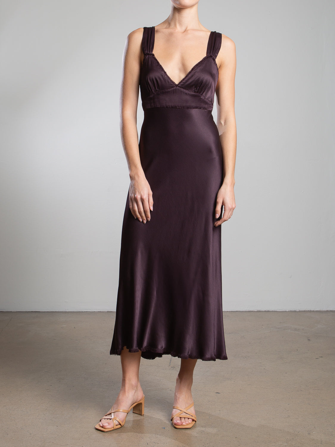 retro satin dress Colette Dress in Vintage Satin