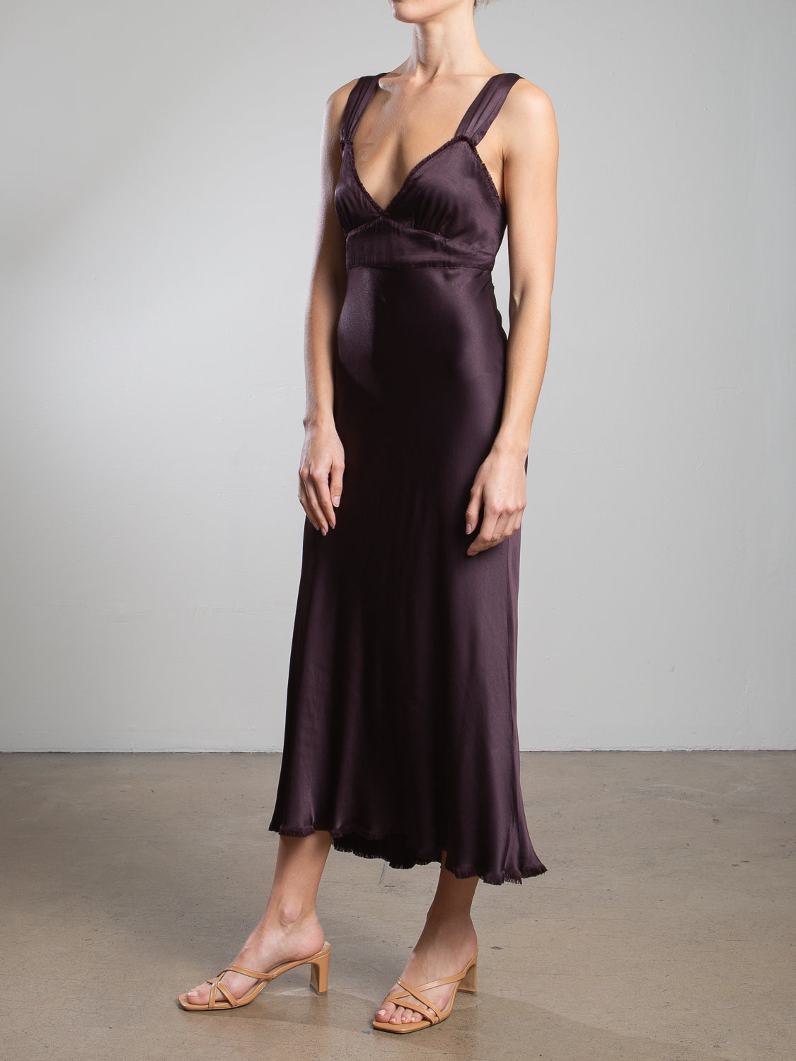 Colette Dress in Vintage Satin